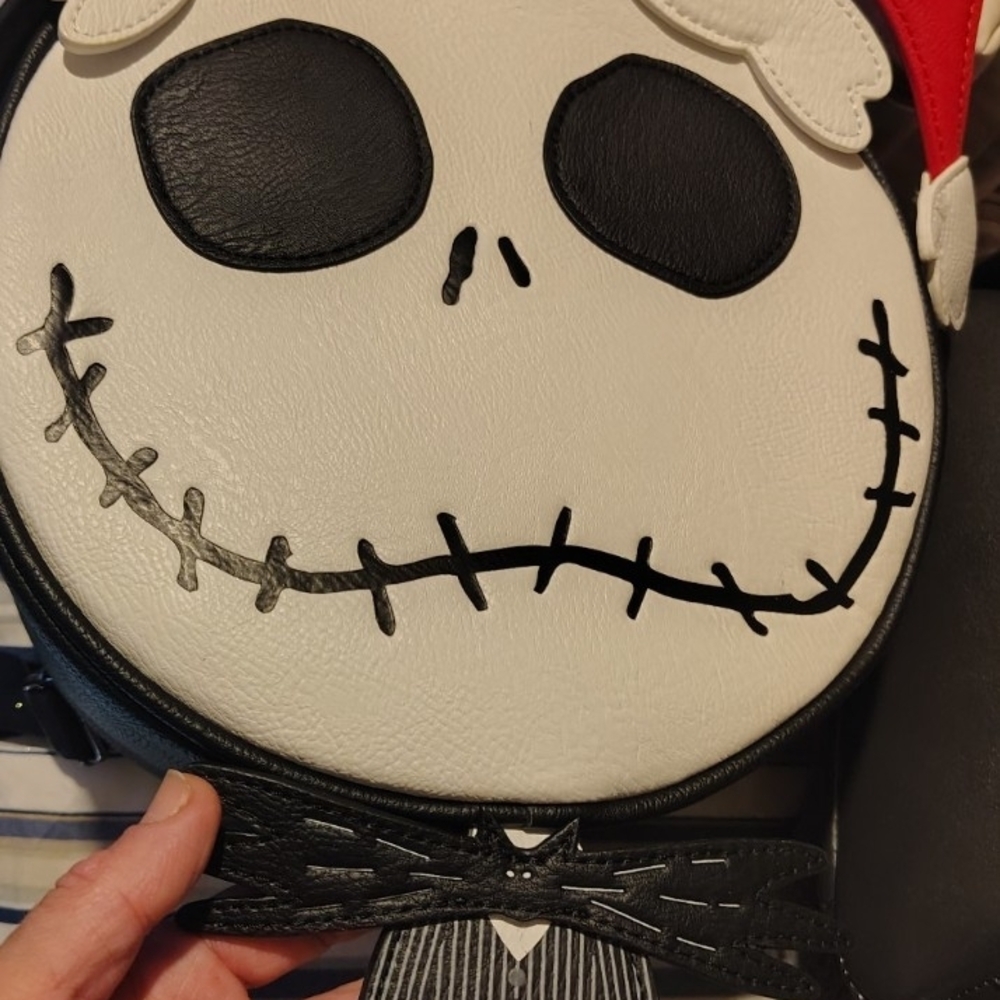 Disney Black and Red Nightmare Before Christmas Patch